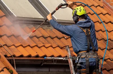 Démoussage et hydrofuge de toiture à Lisors